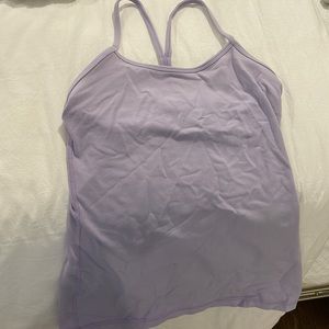 Purple/pink Lululemon Size 4/6 Tank, Built in Bra